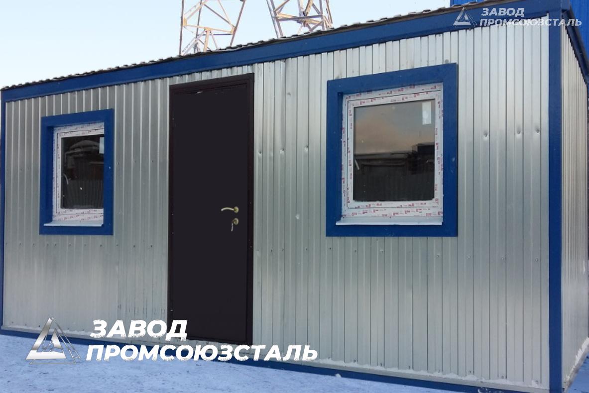 bytovka-dlya-prozhivaniya-rabochego-personala.-24h24h6-m.-uteplenie-100-mm.-srok-izgotovleniya-7-dnej.-otpravlyaem-v-g.-irkutsk. Дачная бытовка металлическая 2,4*2,4*6 м, планировка № 1